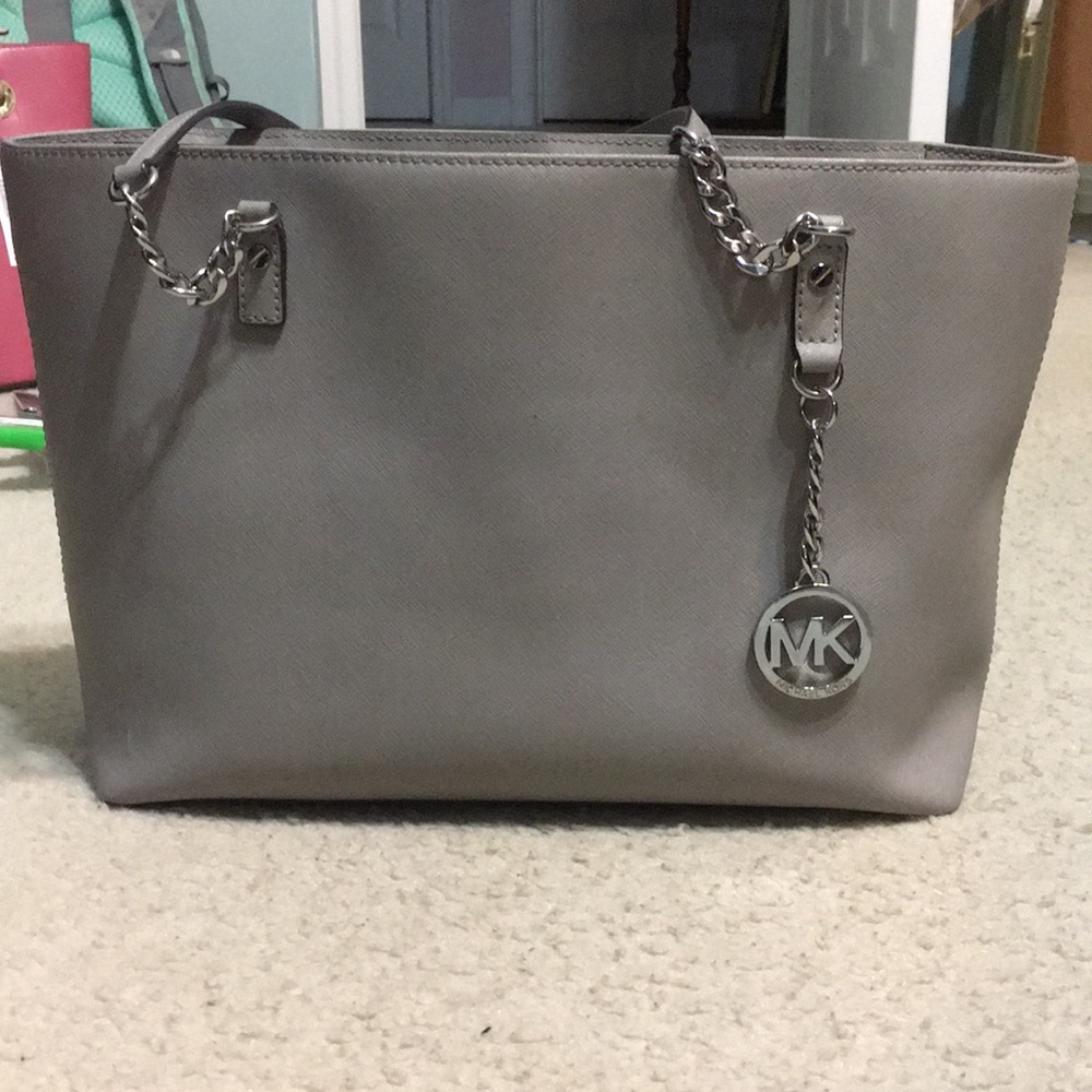 Light Gray Michael Kors Purse